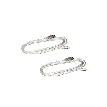 Imagem de Kit 2 Cabo Usb Blindado P2 Tipo A Mini A Db9 Conexão Transferência Dados Pc Rs-232 Fêmea Equipamentos Instrutherm