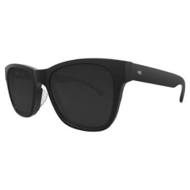 Imagem de Óculos de Sol HB Sultan Matte Black Polarized Gray - 53 Preto-Unissex