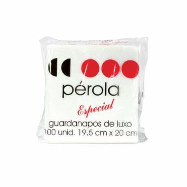 Imagem de Guardanapo de Papel Perola, 19,5x20cm, Pacote com 100 Unidades, para Festa e Churrasco