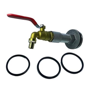 Imagem de IEUDNS de tambor para tambor de 55 galões, adaptador à prova de vazamento, rosca de 2 polegadas para água, gasolina, óleo, Comprimento 16.5 cm