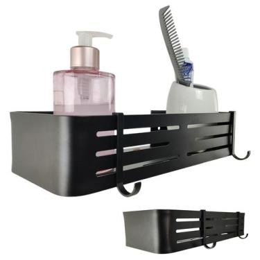 Imagem de Suporte Porta Shampoo Prateleira Banheiro Box Sabonete Utensilios Casa