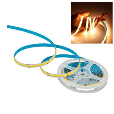 Imagem de Fita LED 3000K COB 12v IP20 5 Metros 18w Gesso Teto Rebaixado Sanca Es