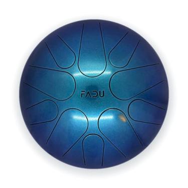 Imagem de Fadu Kaonashi Steel Tongue Drum Handpan 10 notas, instrumentos de cura sonora para meditação, ioga, educação musical, entretenimento