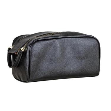 Imagem de Necessaire Estojo Organizadora de Viagem Grande Preta - Shamrock
