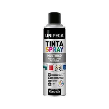 Imagem de Tinta Spray Multiuso 300ml Branco Brilhante Unipega - 0111
