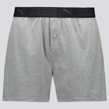 Imagem de Cueca Puma Samba Canção Cotton Cinza, P