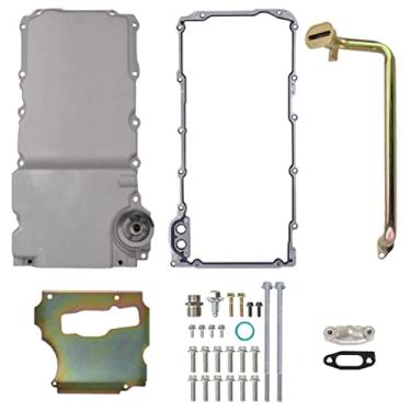 Imagem de GESEXI 302-1 LS Swap Kit de alumínio para panela de óleo compatível com motores GM Muscle Classic 1955-1987 LS1 LS6 LS2 LS3 LS6 LSX 4.8L, 5.3L, 5.7L, 6.0L, 6.2L