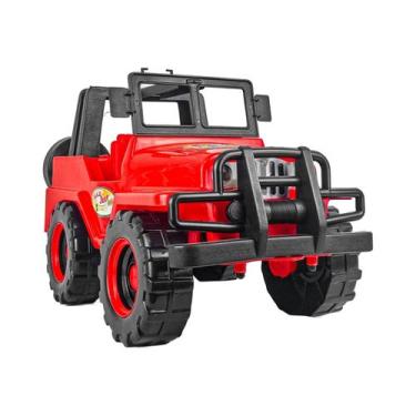 Imagem de Carrinho Infantil Grande Max Jeep Surf Roda Livre Com Acessórios Tilin