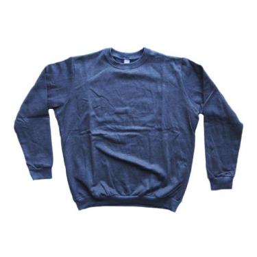 Imagem de Agasalho Blusa de Moletom Flanelado Leve Unissex Fechado Sem Capuz Mas