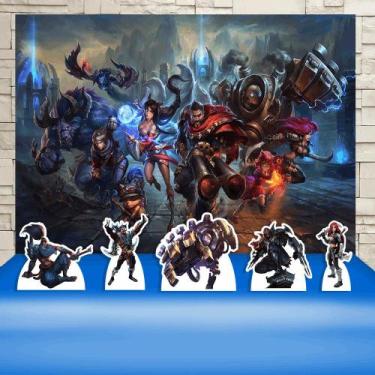 Imagem de Kit Festa Prata League of Legends - IMPAKTO VISUAL