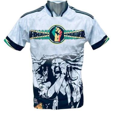 Imagem de Camisa  camiseta Bob Marley Reggae Jamaica Branca - JOTAZ, XG, Conform