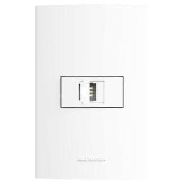 Imagem de Conjunto Tomada p/ Rede de Computadores RJ45 5e Inova Pro Alumbra