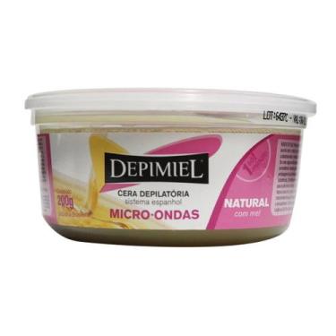 Imagem de Cera Depilatória Micro-ondas Natural Mel 200g Depimiel