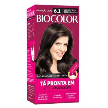 Imagem de Coloração Creme 6.1 Louro Cinza Escuro Moderno - Biocolor