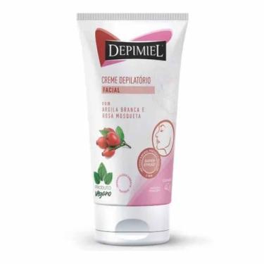 Imagem de Creme Depilatório Facial Argila Branca e Rosa Mosqueta 40g - Depimiel