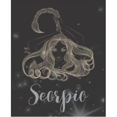 Imagem de Scorpio Constellation Notebook in Black and Gold:: Planetary Zodiac Journal Collection