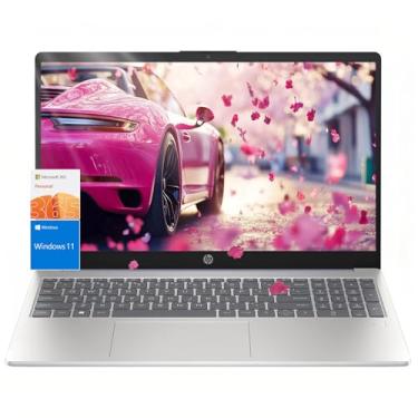 Imagem de HP -15 Laptop-2024 School-Laptop Windows 11 - Intel Core i3-N305 Beat i7-10510Y - Microsoft 365-32GB RAM - SSD PCIE de 1TB - Tela FHD - Wi-Fi 6 - Bateria de longa duração - Impressão digital -