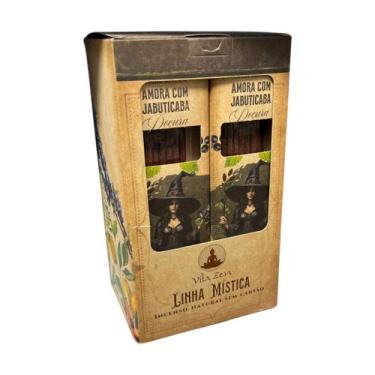 Imagem de Incenso Linha Mistica 0% Amora C/ Jabuticaba 12 Cxs C/8 Var - Lua Míst