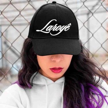 Imagem de Boné Preto Laroyê - Escrita Branca - Lojas Áurea