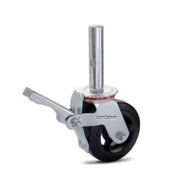 Imagem de Rodizio de Borracha com Freio para Andaime - TRIUNFO - Colson