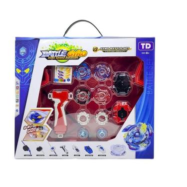 Imagem de Arena Batalha Gyro Combat Com 2 Beyblades + Arena + Lançadores