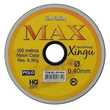 Imagem de Linha De Pesca Fumê Premium - 0,40mm - 100 Metros - Xingu, Max Line Fi