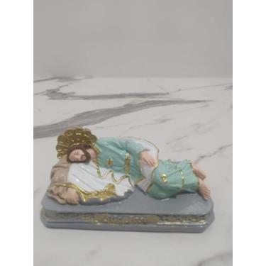 Imagem de Imagem Estatueta São José dormindo 12cm Resina Alta Qualidade - acarya