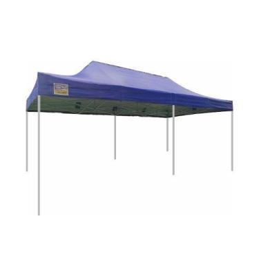 Imagem de Tenda sanfonada 6x3 pvc lona nylon 600. - GOIANIA TENDAS, Azul