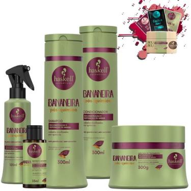 Imagem de Kit Haskell Bananeira Sh Cond Másc 300 Fluido Nectavita