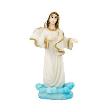Imagem de Escultura Rainha da Paz 8 cm em Resina - Lua Mística - 100% Original -