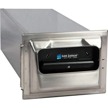 Imagem de San Jamar Dispensador de Guardanapos Clássico de Aço Inoxidável H2001, 750 Plus Capacidade
