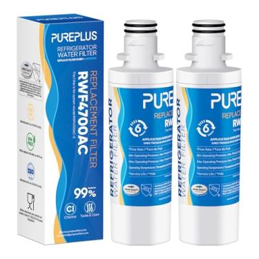 Imagem de PUREPLUS 9980 Substituição para LG LT1000P Kenmore ADQ747935, LT1000, LT1000PC, MDJ64844601, ADQ74793501, ADQ74793502, LMXS28626S, LMXS30796S, LMXC237966SS2, S2, , 6973S Filtro de água para geladeira, pacote com 2