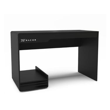 Imagem de Mesa Gamer e Escritório Xt Racer Line Preto Politorno Preto com Branco