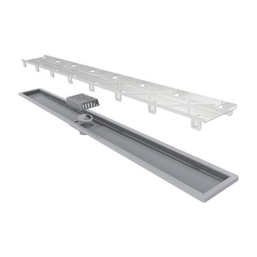 Imagem de Ralo Linear Elleve Royal 131 80cm Com Tampa Oculta 131
