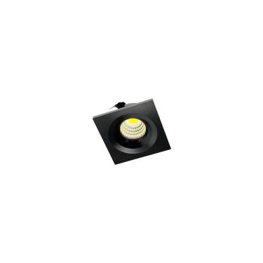 Imagem de Spot De Embutir Para Móvel Nordecor Elysa Mini Quadrado Led 3w Bivolt Preto 3000k Luz Amarela