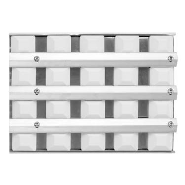 Imagem de Grillflame Conjunto De Bandeja Briquetes Cerâmica Com 24 Peças Em Formato Pirâmide Para Churrasqueiras A Gás Artisan Artp32 Artp36 Aaep26 Aaep32 Aaep36