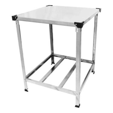 Imagem de Mesa Bancada 70x70 Inox Preparo Profissional - infinity grill
