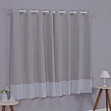 Imagem de Cortina Baby 2 Metros Quarto de Bebê Infantil Menino Menina Varão Simp