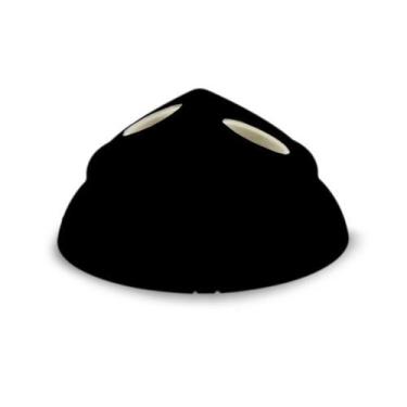 Imagem de Plafon Duplo Preto para Iluminação - Soquete 19262