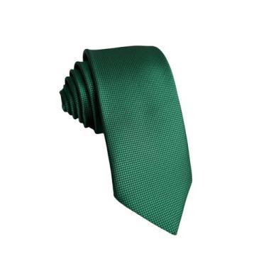 Imagem de Gravata Semi Slim Verde Bandeira - DF Gravatas