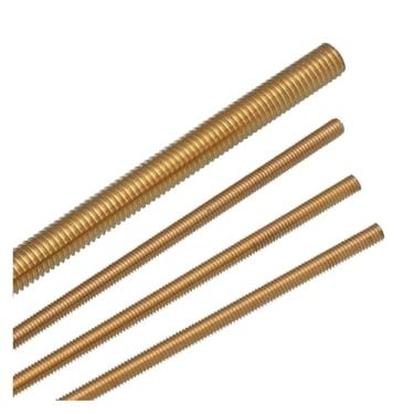 Imagem de 1/2 / 3pcs M2 M2.5 M3 M4 M5 M6 M8 M10 M12 Latão Haste Roscada Completa Barra De Cobre Parafuso Prisioneiro Eixo Longo Comprimento Da Haste 200/230/250 / 500mm