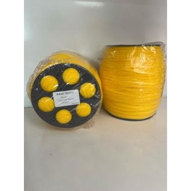 Imagem de Fio Náutico HassTextil 700g 100% Polipropileno 5mm (amarelo 5mm)