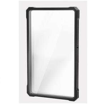 Imagem de JIAONASHIJIA Capa de placa de metal magnética resistente a UV para suporte de cartões de classificação BGS de 130pt, vidro de alta alumina, trava magnética multipontos, estrutura de metal de alumínio