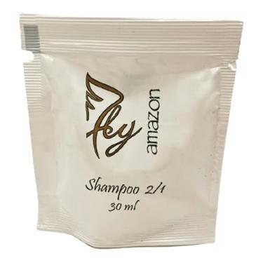 Imagem de Kit 250 Unidades Mini Shampoo 2 em 1 30ml Hotel Motel Pousada Resort Airbnb Hospedagem Hostel Hospital Spa Doação - Fragrância Melão Jasmin