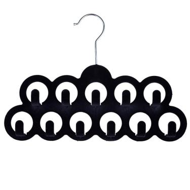 Imagem de Cabide de Acessórios Plástico Velvet Cazza Preto