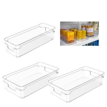 Imagem de Conjunto 3 Organizador De Armários Multiuso 2,8 E 1,9 Litros - OU