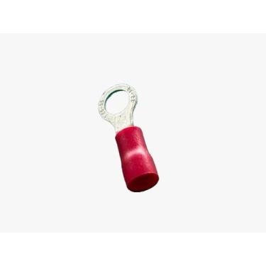 Imagem de 10x Terminal Olhal Vermelho 0,5 a 1,5mm Pre Isolado - Conector