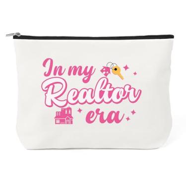 Imagem de Presentes de corretor de imóveis para mulheres - Presentes de agradecimento para o melhor corretor de imóveis, bolsa de cosméticos, bolsas de maquiagem, suprimentos de agente imobiliário, presente de