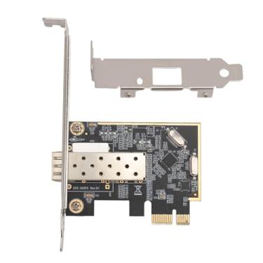 Imagem de PCIE Ethernet Network Card de alta velocidade Fibra SFP Adaptador de rede de 1000 MB de transmissão estável para computadores de computadores de mesa e construção de PCB