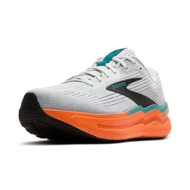 Imagem de Brooks Tênis masculino de corrida e caminhada Ghost Max 2, Cogumelo ostra/laranja/azul-petróleo, 43